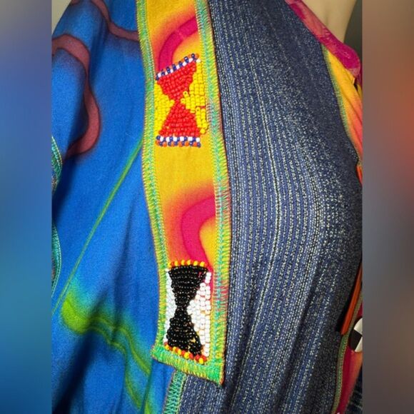 Faith Patchwork Button-Up Tunic – Size M - Picture 7 of 13